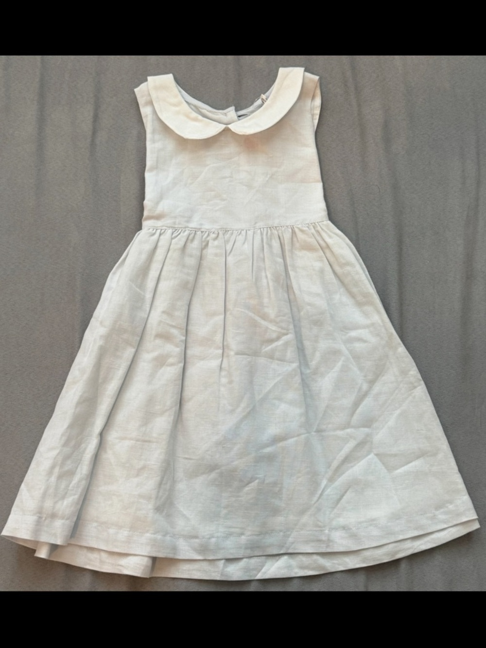 Light blue linen dress
